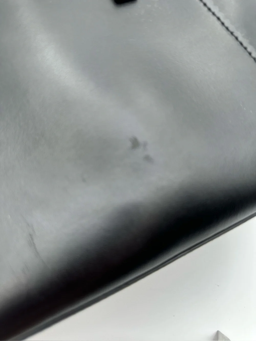 kate spade Black Scalloped-Edge Tote Bag Purse